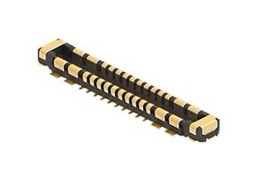 MOLEX 2262770202 Mezzanine连接器, 0.3mm 信号,0.6mm 电源, 插头, 2 排, 28 触点, 表面安装, 铜合金