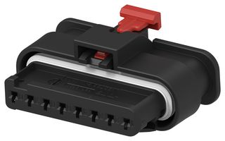 TE CONNECTIVITY 1-2378608-1 Automotive Connector Housing, Sealed, Key Code A, MCON 1.2LL Series, Receptacle, 8 Ways