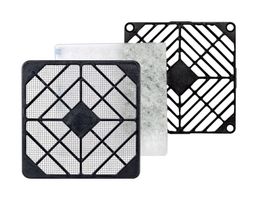 SEPA LFG60 Fan Filter Assembly, IP50, 60 mm, 60mm Size Fans, Plastic, Plastic, LFGxx Series