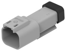 TE CONNECTIVITY - DEUTSCH DT04-2P-E003 车用连接器外壳, DT Series, 插座, 2 路, AMP DT06-2S 系列插针触点, 尼龙 6.6 (聚酰胺 6.6), 玻璃填充主体, IP68, IP6K9K