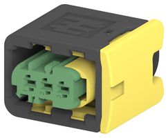 TE CONNECTIVITY 3-1418448-2 Automotive Connector Housing, HDS Series, Receptacle, 3 Ways