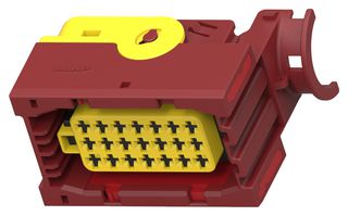 AMP - TE CONNECTIVITY 4-1534127-1 车用连接器外壳, LEAVYSEAL Series, 插座, 21 路, TE Connectivity LEAVYSEAL 系列母触点, PBT(聚对苯二甲酸乙二醇酯), 玻璃纤维主体