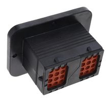 TE CONNECTIVITY - DEUTSCH DRC12-24PB 车用连接器外壳, DRC Series, 插座, 24 路, AMP DRC16-24SB 系列插针触点, PPS (聚苯硫醚), 玻璃填充主体, IP68, IP6K9K