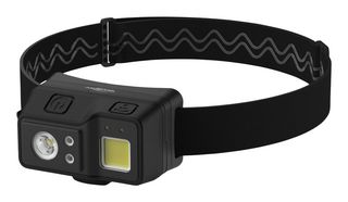 ANSMANN 1600-0701 Torch, Head Light Type, Lithium-Polymer Battery, 3.7V, 1400mAh, 66m, 3W COB LED, 700lm, Plastic