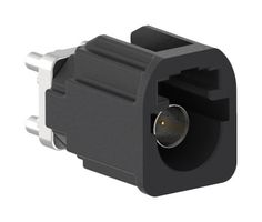 AMPHENOL RF FM1-NASP-PCB-2 射频/同轴连接器, 1端口，亮黑色, 迷你 FAKRA 同轴, 直型插头, 通孔安装 垂直, 50 ohm, 铜镍合金