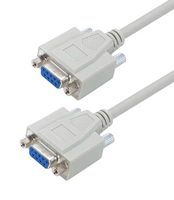 L-COM CSMN9FF-10 Computer Cable, D Sub 9 Position Receptacle, D Sub 9 Position Receptacle, 10 ft, 3.05 m