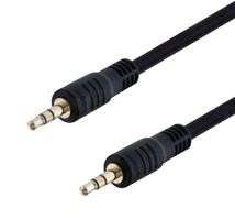 L-COM VMA00001-5F Audio / Video Cable Assembly, 3.5mm Stereo Phone Plug, 3.5mm Stereo Phone Plug, 5 ft, 1.52 m