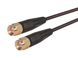 L-COM CC174S-5 RF / Coaxial Cable Assembly, 5 ft, 1.5 m, RG174/U, SMA Plug, SMA Plug, 50 ohm