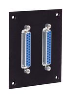 L-COM USP2DB25FB 配线架, D-Sub适配器, 2 端口