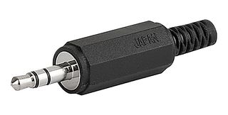 SCHURTER 4832.1310 手机音频连接器, 3 触点, 插头, 3.5 mm, 电缆安装