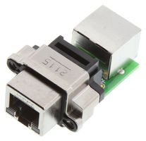 AMPHENOL COMMUNICATIONS SOLUTIONS MRJR878001 Modular Connector, RJ45 Jack, 1 x 1 (Port), 8P8C, Cat5e, IP67, Panel Mount, Through Hole Mount
