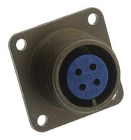 AMPHENOL INDUSTRIAL 97-3102A-14S-2S Circular Connector, 97 Series, MIL-DTL-5015 Series, Box Mount Receptacle, 4 Contacts