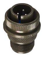 AMPHENOL INDUSTRIAL 97-3106A-14S-1P 圆形连接器, 97 Series, MIL-DTL-5015 系列, 直型插头, 3 触点, 焊接引脚, 螺纹