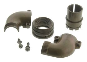 AMPHENOL INDUSTRIAL 97-3108B-18(0850) Circular Shell, 97 Series, Split Shell Right Angle Plug, Amphenol 97 Series Size 18 Inserts