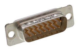 AMPHENOL COMMUNICATIONS SOLUTIONS DA15P065TXLF. D-Sub 连接器, 标准, 插头, D Series, 15 触点, DA, 焊接杯
