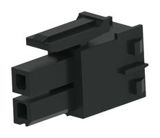 AMPHENOL COMMUNICATIONS SOLUTIONS 10174854-02BLF 重载连接器底座, 2位，5.7 mm间距, Minitek Pwr 5.7 Series, 电缆安装, Amphenol 矩形电源触点, 尼龙6.6(聚酰胺6.6)主体, 锁扣