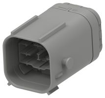 TE CONNECTIVITY 2490960-2 Automotive Connector Housing, Code B, Grey, NTSEAL Series, Receptacle, 26 Ways
