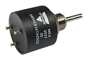 VISHAY 34PHEB1ATA2S22 Rotary Position Sensor, 3600° Rotation Angle, Non-Contact, ± 1%, Turret, Ratiometric, 5VDC
