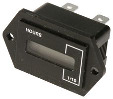 CURTIS INSTRUMENTS 17305854 面板安装定时器, 计时器, 12 VDC, 48 VDC, 0 s, 99999.9 h, 24.1 mm, 36.8 mm