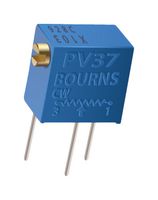 BOURNS PV37W253C01B00 裁剪机, 多转, 金属陶瓷, 顶部调节, 25 kohm, 通孔安装, 12 转