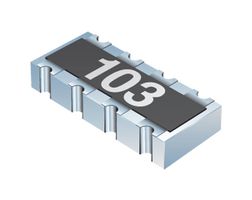 BOURNS CAY16-3000F4LF Fixed Network Resistor, 300 ohm, Isolated, 4 Resistors, 1206 [3216 Metric], Convex, ± 1%