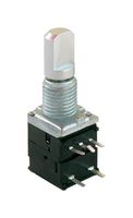 BOURNS PEC09-2320F-S0015 Rotary Encoder, Pro Audio/Continuous, Mechanical, Incremental, 15 PPR, 30 Detents, Horizontal