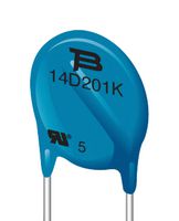BOURNS MOV-14D431KTR TVS压敏电阻, 275 V, 350 V, MOV-14DxxxK Series, 710 V, 片状 14mm, 金属氧化物压敏变阻器 (MOV)