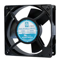 ORION FANS OA119AP-11-1WB AC轴流风扇, 115V, 方形, 127 mm, 38.5 mm, 球式轴承, 130 CFM