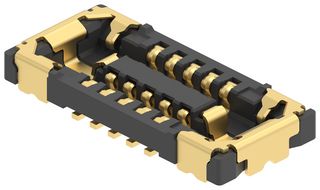 MOLEX 2167000108 Mezzanine Connector, Receptacle, 0.35 mm, 2 Rows, 10 Contacts, PCB Mount, Copper Alloy