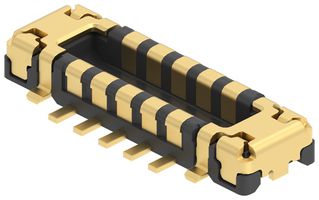 MOLEX 2167010108 Mezzanine Connector, Plug, 0.35 mm, 2 Rows, 10 Contacts, PCB Mount, Copper Alloy