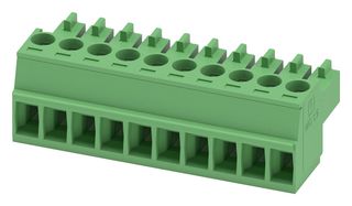 PHOENIX CONTACT 1840447 插拔式接线端子, 3.5 mm, 10 路, 28 AWG, 16 AWG, 1.5 mm², 螺丝