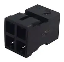 MOLEX 51110-0460 连接器外壳, 黑色, Milli-Grid 51110 Series, 插座, 4 路, 2 mm, Molex Milli-Grid 50394 和 87396 系列母压接端子