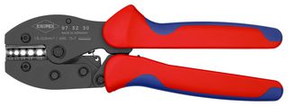 KNIPEX 97 52 30 压接工具, 手动, 15-7AWG Non-insulated Butt Connectors