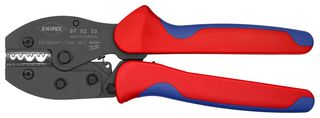KNIPEX 97 52 33 压接工具, 手动, 20-7AWG Non-insulated Terminals, Tube & Compression Lugs, Butt & Press Connectors
