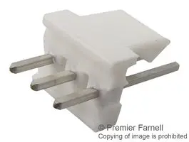 AMP - TE CONNECTIVITY 640456-3 Pin Header, Vertical, Wire-to-Board, 2.54 mm, 1 Rows, 3 Contacts, Through Hole Straight, MTA-100