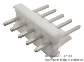 AMP - TE CONNECTIVITY 640456-5 引脚针座, 线至板, 2.54 mm, 1 排, 5 触点, 通孔直型, MTA-100