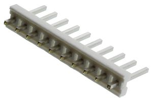 AMP - TE CONNECTIVITY 1-640383-0 引脚针座, 垂直, 线至板, 3.96 mm, 1 排, 10 触点, 通孔直型, MTA-156
