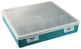 MULTICOMP PRO 33/9 Compartment Box, 9-Compartment, PP, 42mm Height, 215mm Width, 207mm Depth