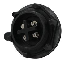 BULGIN LIMITED PX0747/P 圆形连接器, Circular Power Connector, Buccaneer Standard系列, 面板安装插头, 4 触点, 螺丝销, 螺纹