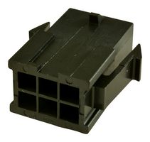 MOLEX 43020-0600 连接器外壳, 双排, 面板安装, Micro-Fit 3.0 43020 Series, 插头, 6 路, 3 mm, Molex Micro-Fit 3.0 43031系列插针触芯