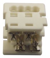 MOLEX 90327-0304 IDC Connector, White, IDC Receptacle, Female, 1.27 mm, 2 Row, 4 Contacts, Cable Mount