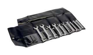 BAHCO 1931M/10T Spanner Set, Double Open End Wrench, 82.5° & 15° Head Angles, 10 Pieces