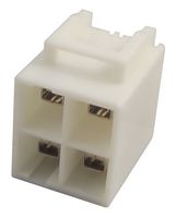 JST / JAPAN SOLDERLESS TERMINALS B04P-VL 引脚针座, 垂直, 线至板, 6.2 mm, 2 排, 4 触点, 通孔直型, VL