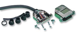 MH CONNECTORS C88230000 连接器后壳, D Sub, DC, 45°, ABS(丙烯腈 - 丁二烯 - 苯乙烯)主体
