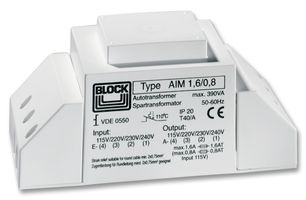BLOCK AIM16/8 TRANSFORMER, AUTO, 16/8A