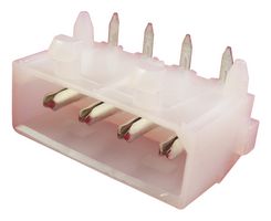 TE CONNECTIVITY - AMP 641737-1 引脚针座, 线至板, 5.08 mm, 1 排, 4 触点, 通孔直型