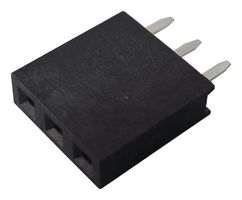 HARWIN M20-7820346 PCB Receptacle, Board-to-Board, 2.54 mm, 1 Rows, 3 Contacts, Through Hole Mount, M20