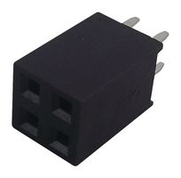 HARWIN M20-7830246 PCB Receptacle, Board-to-Board, 2.54 mm, 2 Rows, 4 Contacts, Through Hole Mount, M20