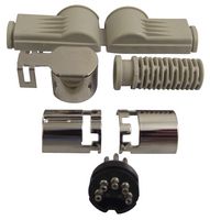 HIRSCHMANN MAWI50 SB 圆形连接器, Standard Circular Connector, MAWI系列, 直角插头, 5 触点, 焊接引脚, 卡口