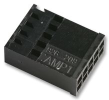 TE CONNECTIVITY - AMP 926209-5 连接器外壳, AMPMODU系列, 插座, 10 路, 2.54 mm, AMPMODU LOCKING CLIP系列触芯